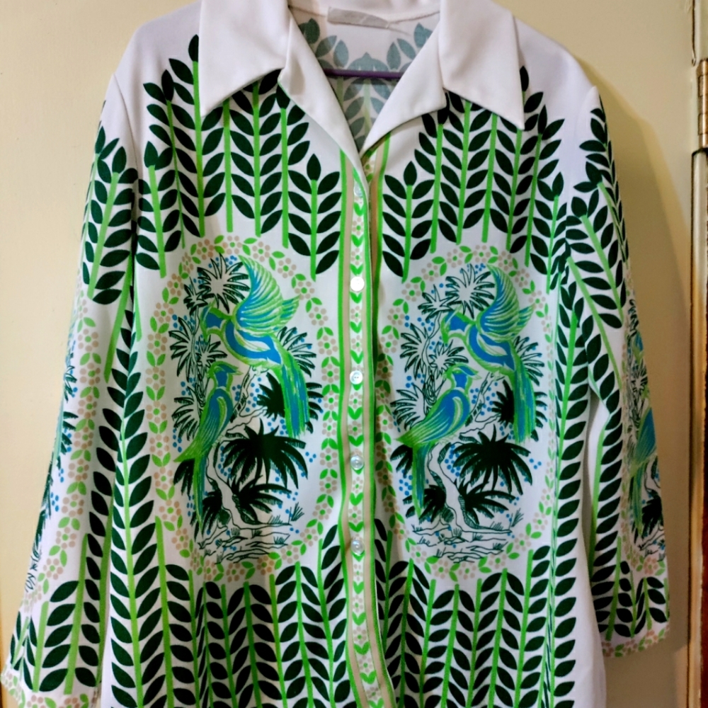 Vintage Men's Tropical Shirt 44
